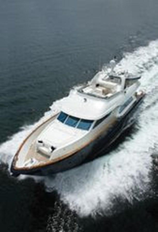 a boat on the water aboard 2024 MCP 76 MY Yacht for Sale