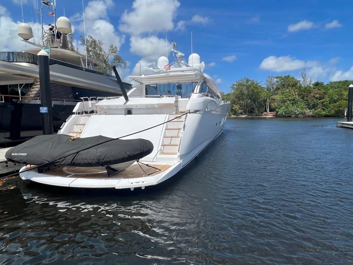 a boat docked at a pier aboard GBXSK04137L607 Yacht for Sale