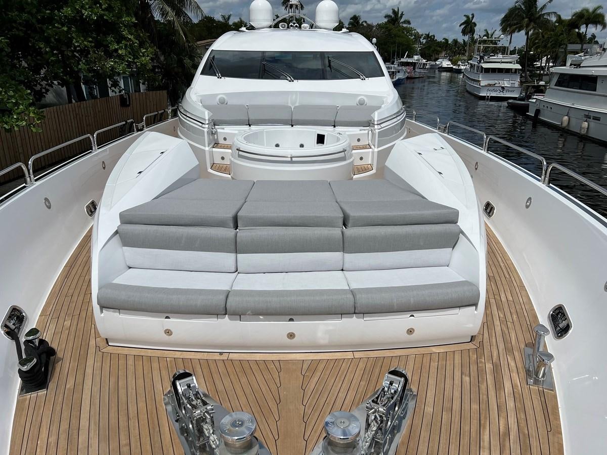 a boat on a deck aboard GBXSK04137L607 Yacht for Sale