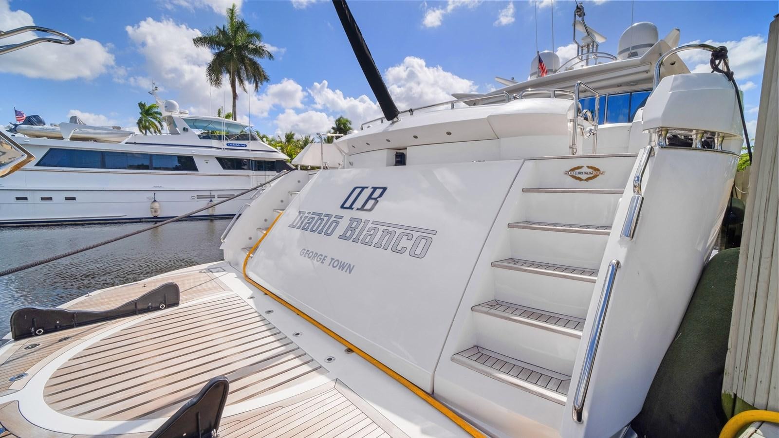 a boat parked on the side of the water aboard GBXSK04137L607 Yacht for Sale