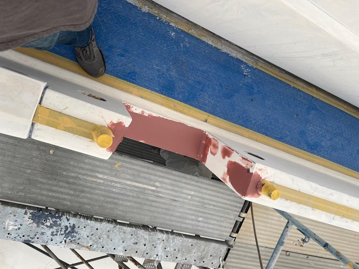 a close-up of a piece of wood aboard GBXSK04137L607 Yacht for Sale