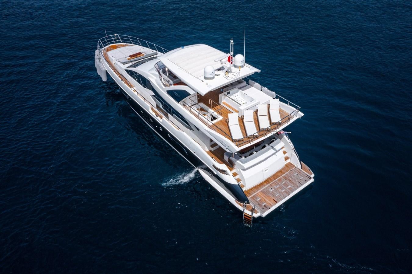 a boat in the water aboard AZIMUT 88 DELETE Yacht for Sale