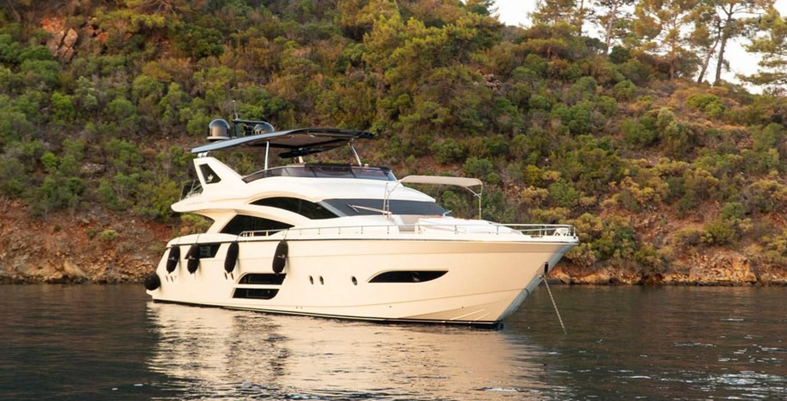 a boat in the water aboard DOLLY Yacht for Sale