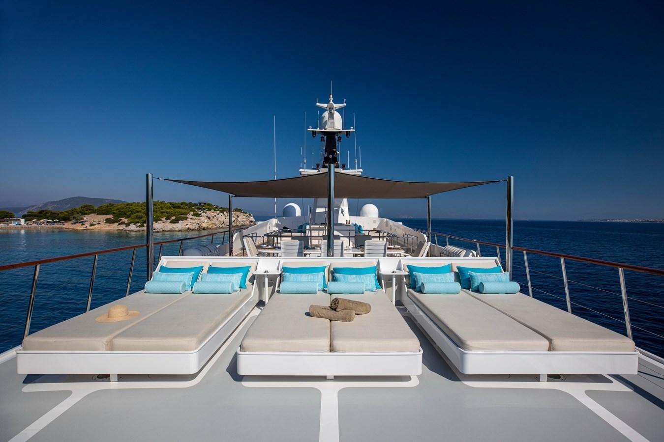 a boat on the water aboard ILLUSION I Yacht for Sale