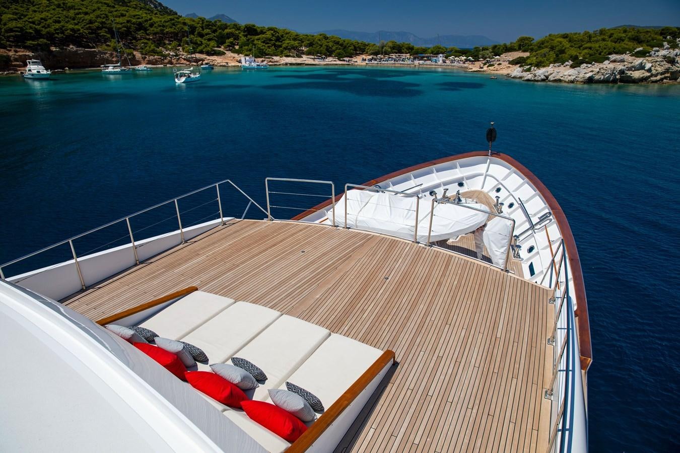 a boat on the water aboard ILLUSION I Yacht for Sale