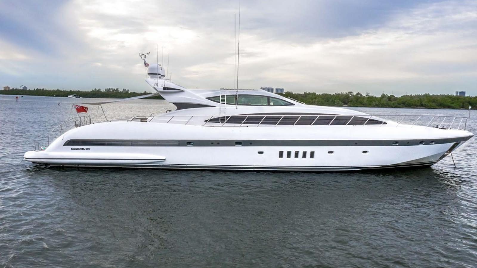 a white yacht on the water aboard DAYA Yacht for Sale