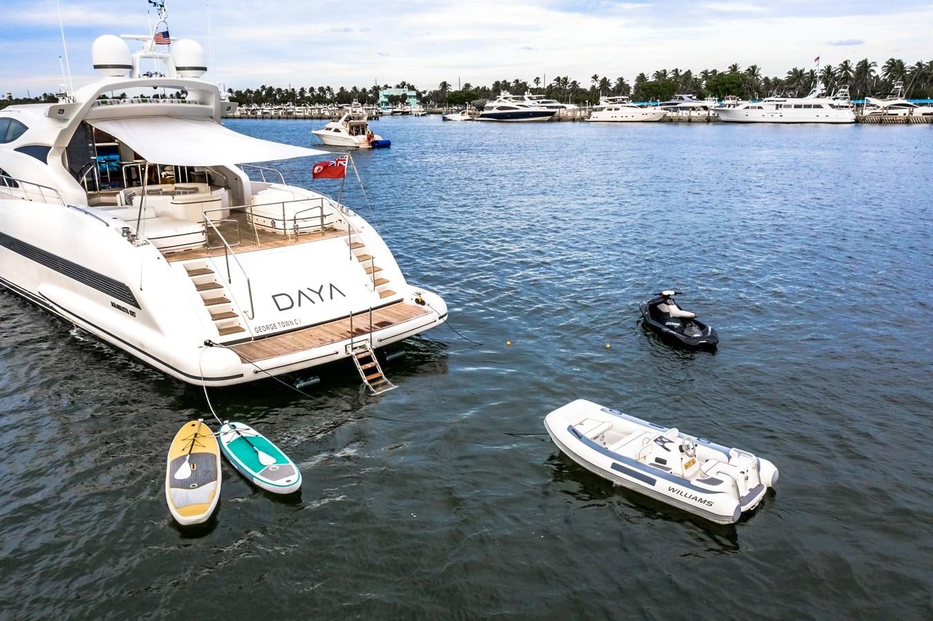 boats in the water aboard DAYA Yacht for Sale