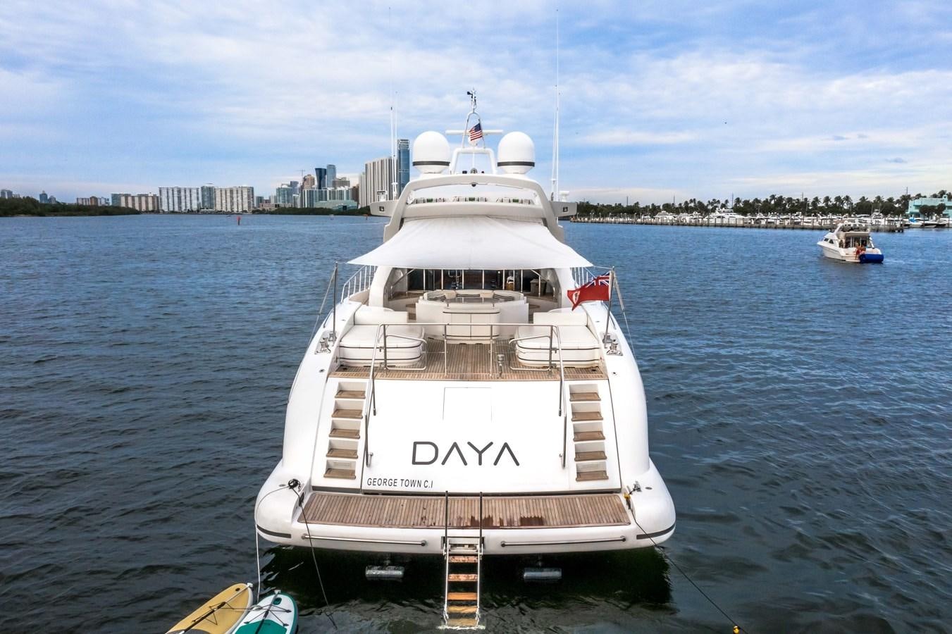 a boat in the water aboard DAYA Yacht for Sale
