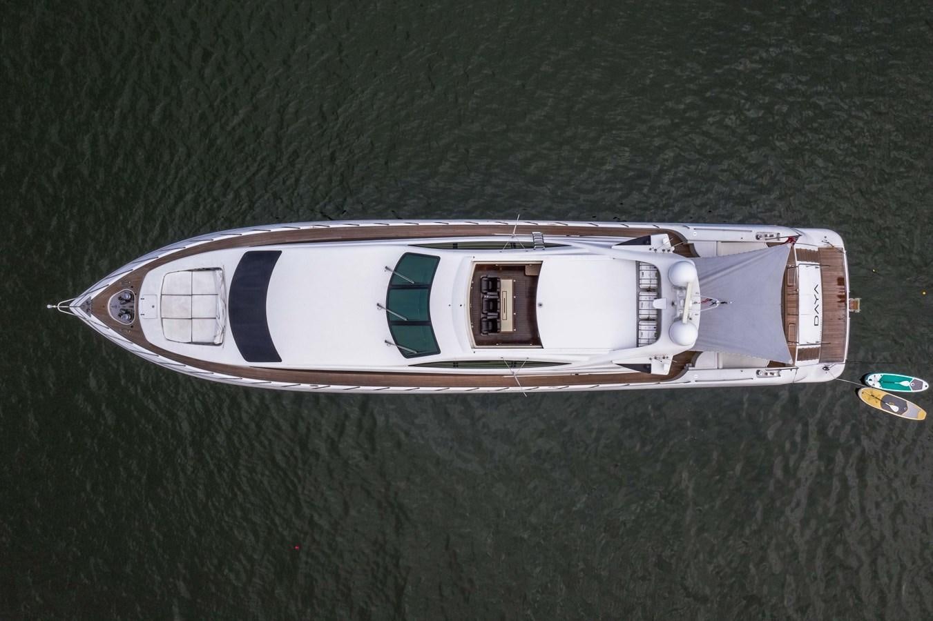 a small boat on a body of water aboard DAYA Yacht for Sale