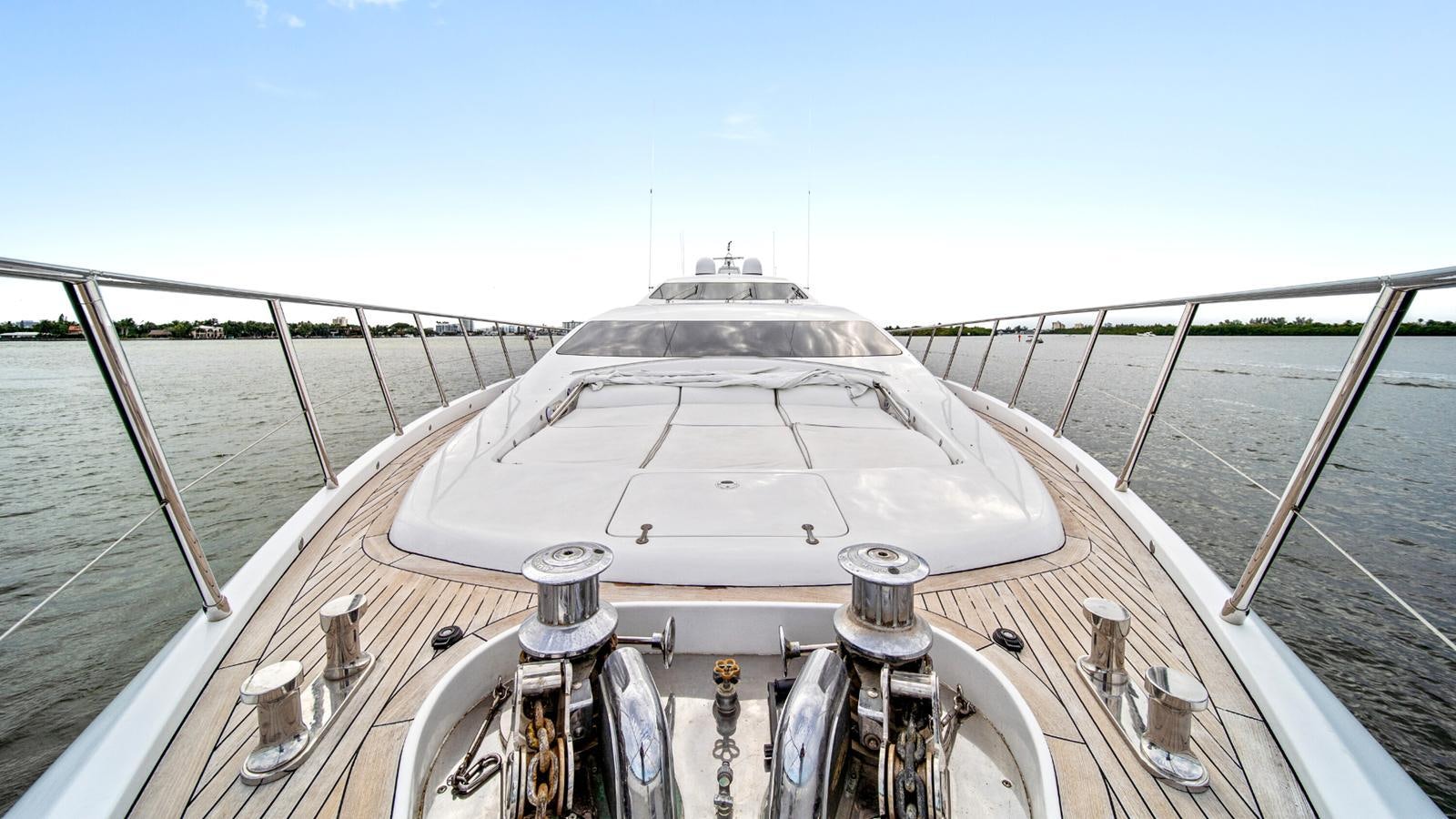 the cockpit of a plane aboard DAYA Yacht for Sale