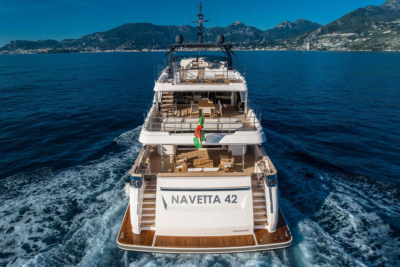 a ship sailing on the sea aboard REGINA Yacht for Sale