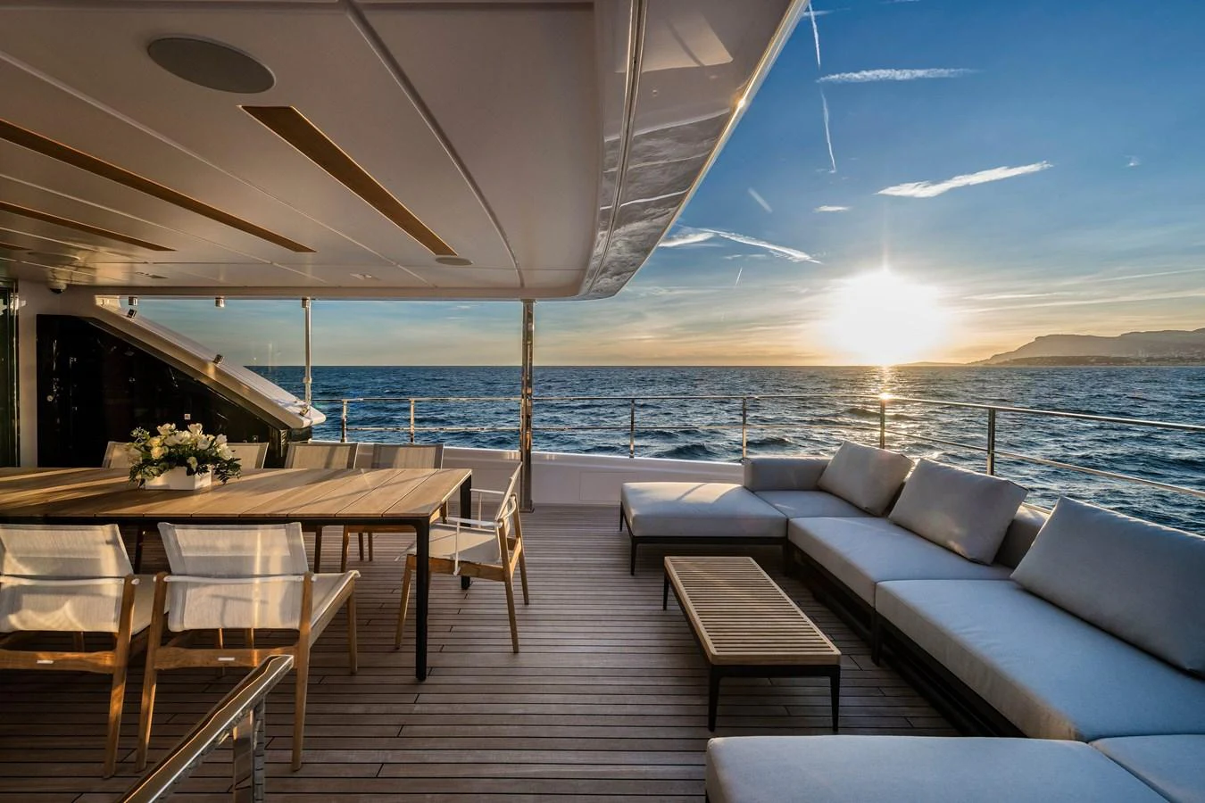 a boat on the water aboard REGINA Yacht for Sale