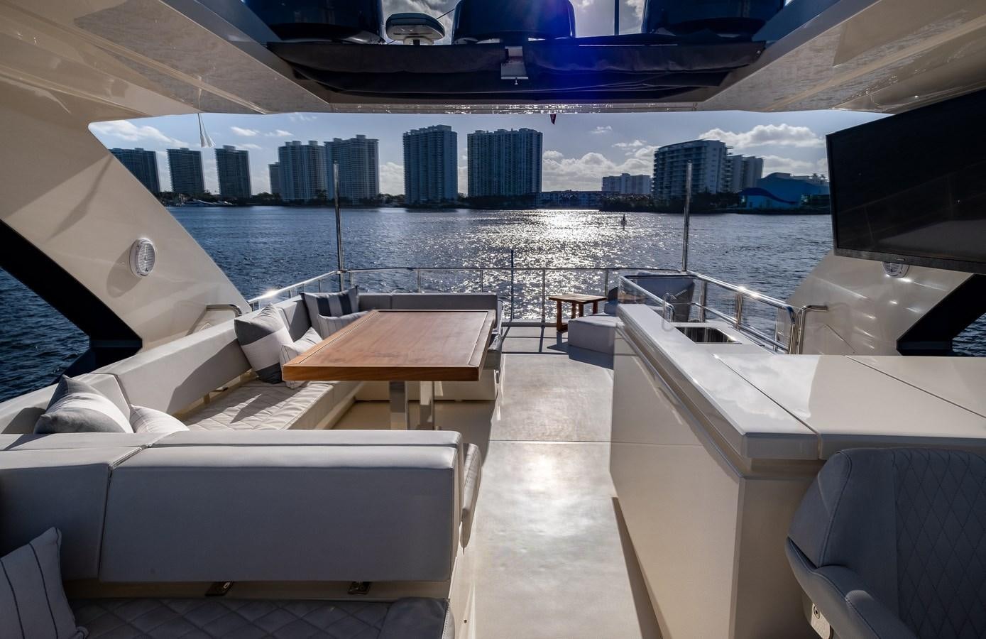 a boat on the water aboard SHEVA Yacht for Sale
