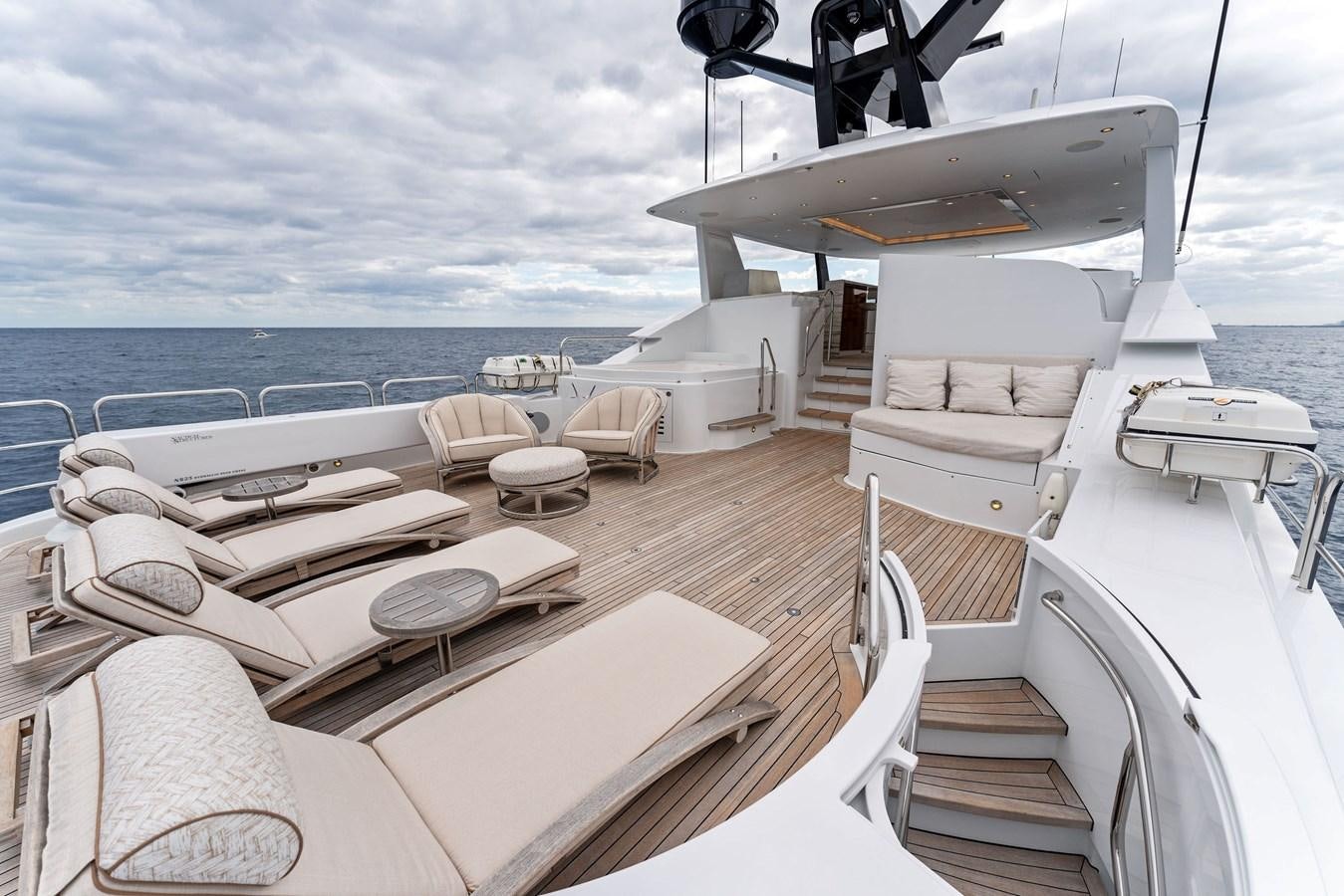 a boat on the water aboard SERENITY Yacht for Sale