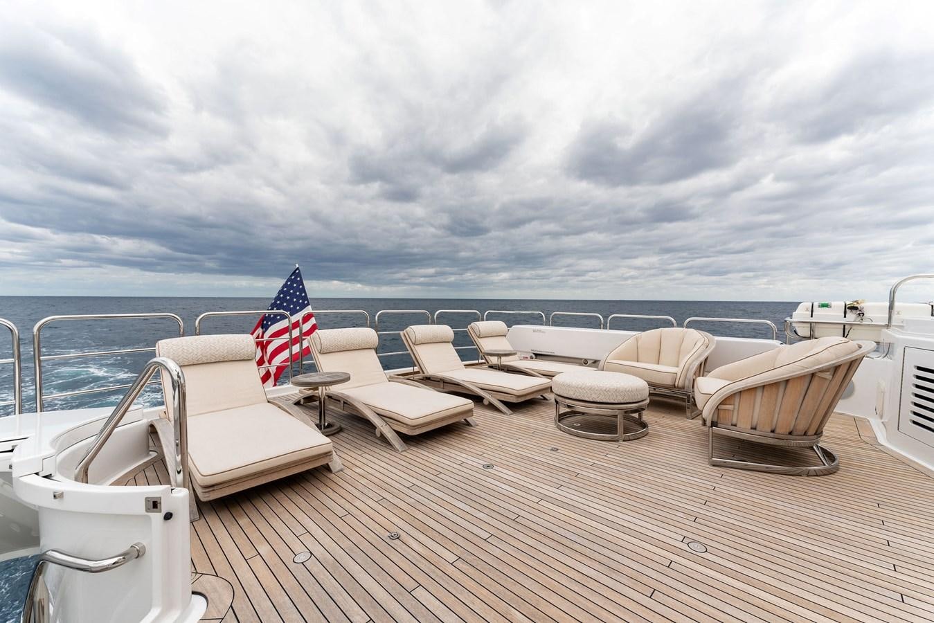 a boat on the water aboard SERENITY Yacht for Sale