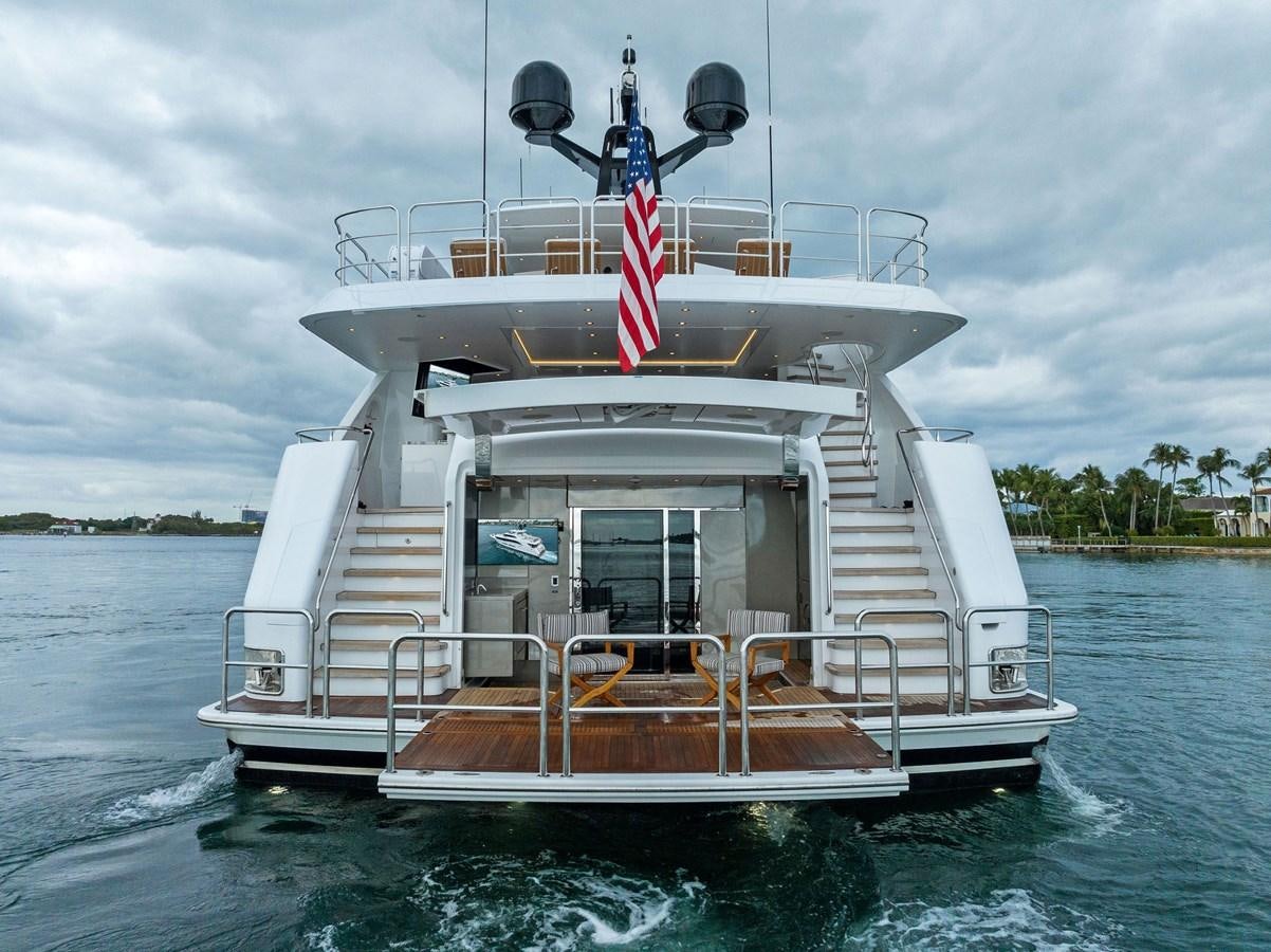 a boat in the water aboard SERENITY Yacht for Sale