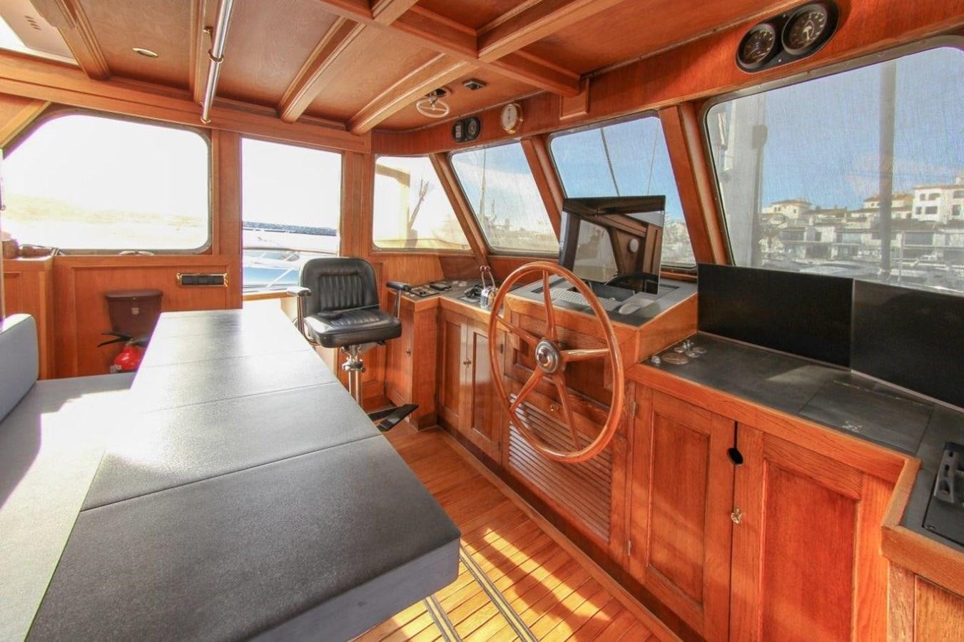 inside of a vehicle aboard COLUMBUS Yacht for Sale