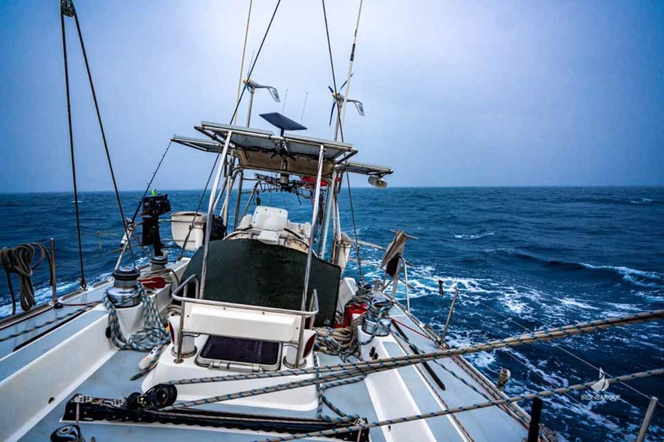 a boat in the water aboard IRONBARQUE Yacht for Sale