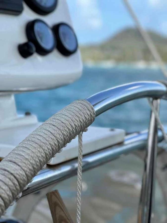 close-up of a water tap aboard IRONBARQUE Yacht for Sale