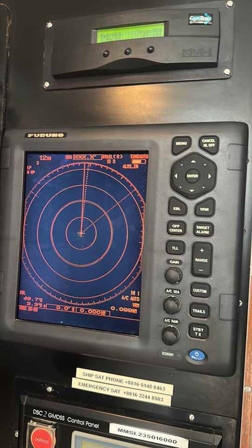 a close-up of a computer aboard IRONBARQUE Yacht for Sale