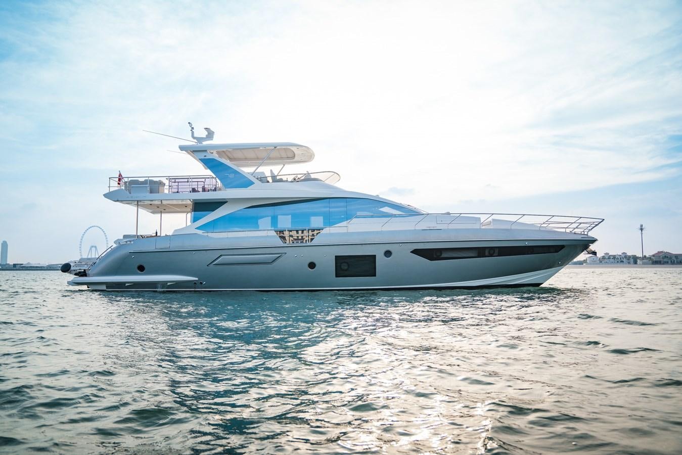 a boat on the water aboard ATLANTIS Yacht for Sale