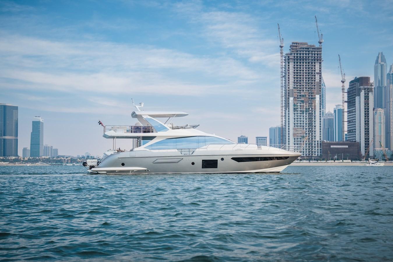 a boat in the water aboard ATLANTIS Yacht for Sale