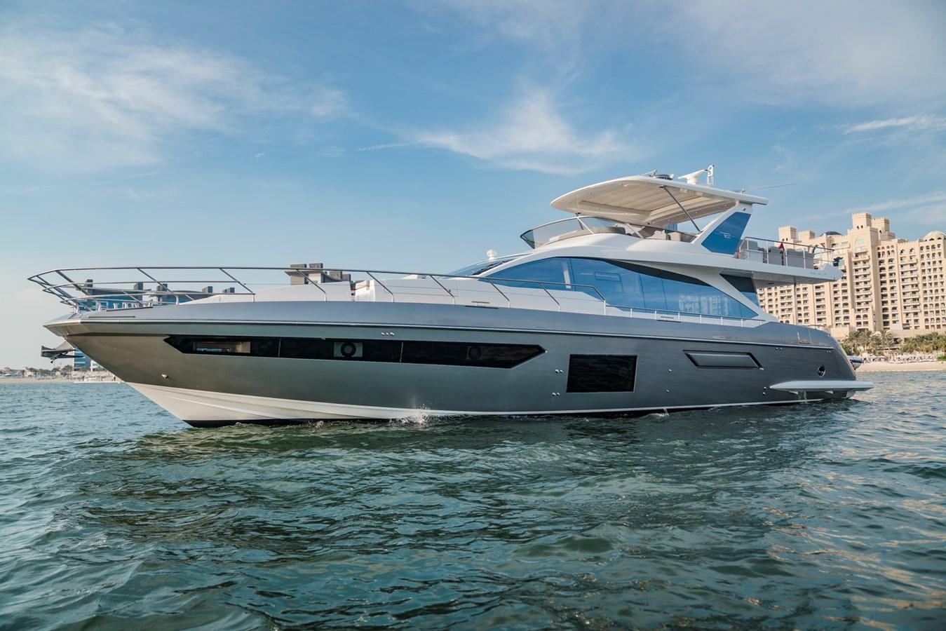 a boat on the water aboard ATLANTIS Yacht for Sale