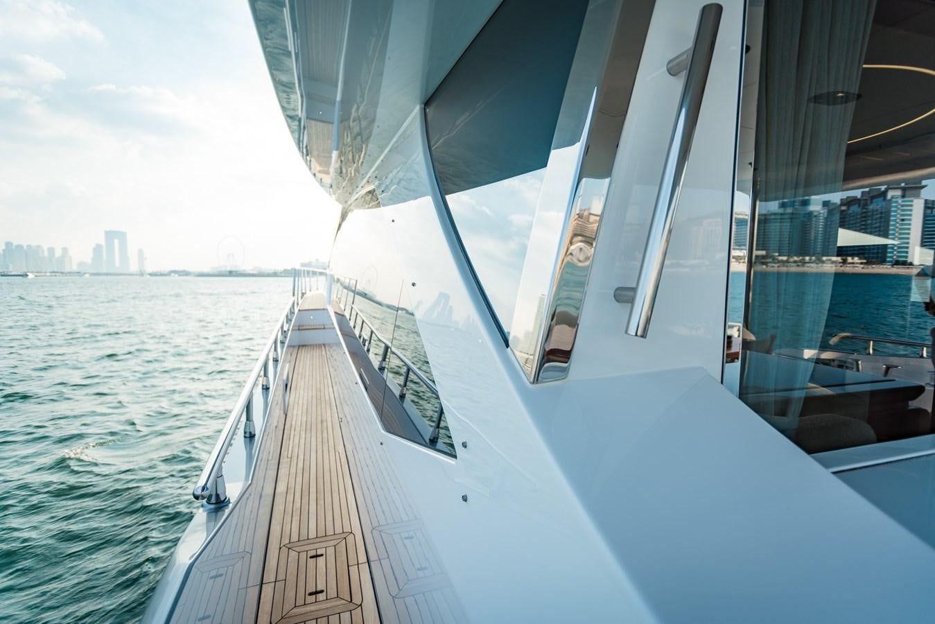 a boat on the water aboard ATLANTIS Yacht for Sale