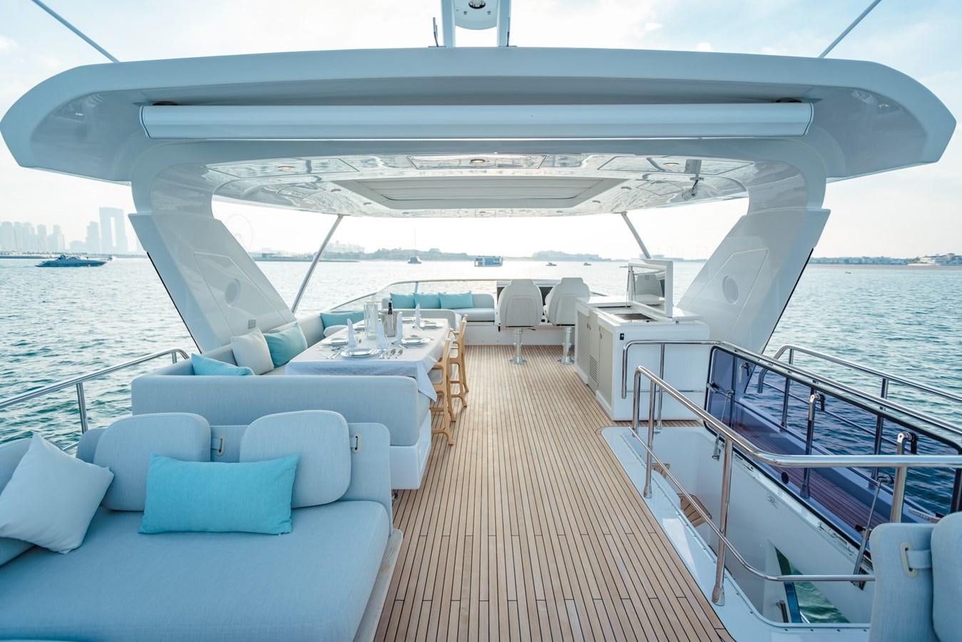 a boat on the water aboard ATLANTIS Yacht for Sale