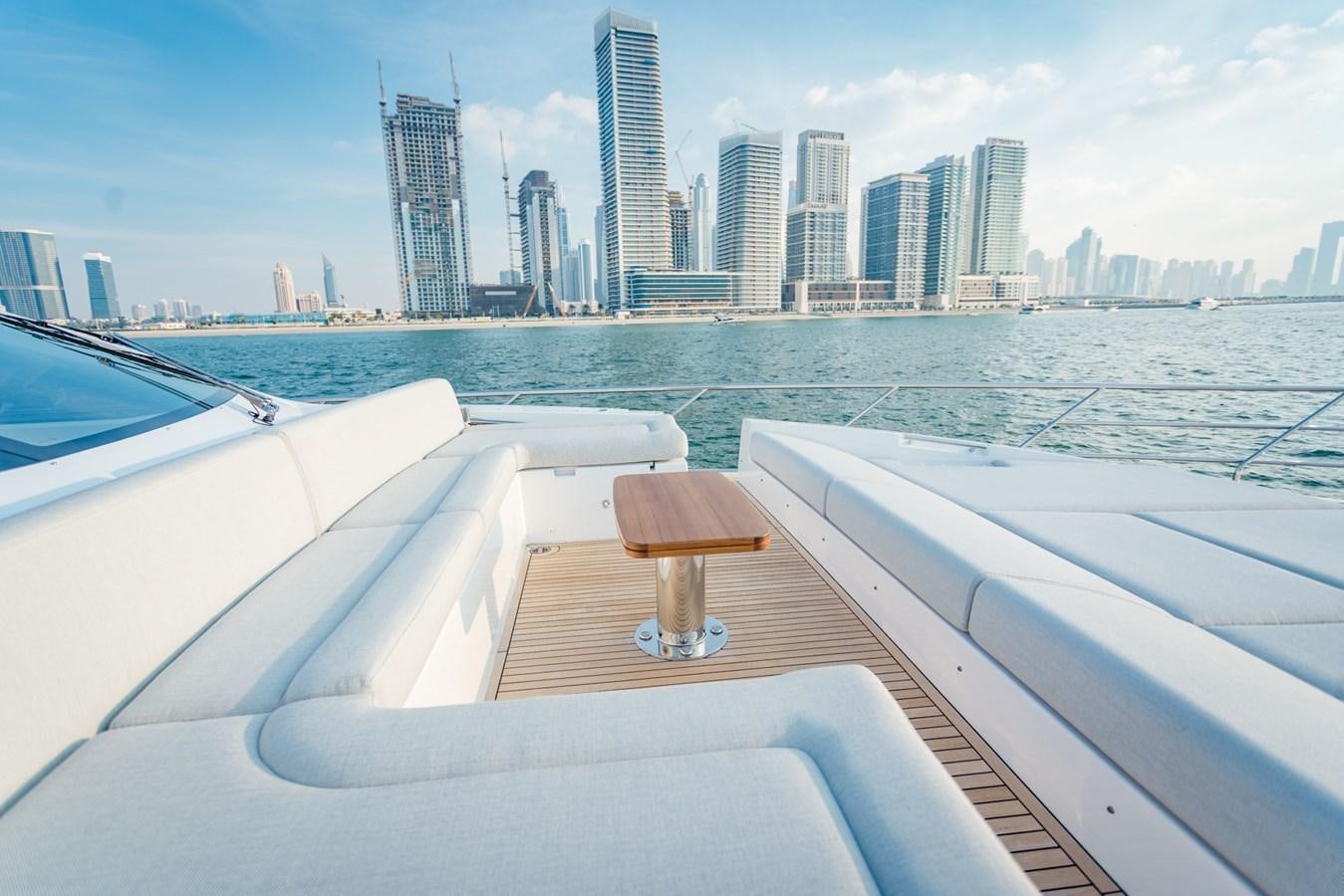 a boat on a body of water aboard ATLANTIS Yacht for Sale