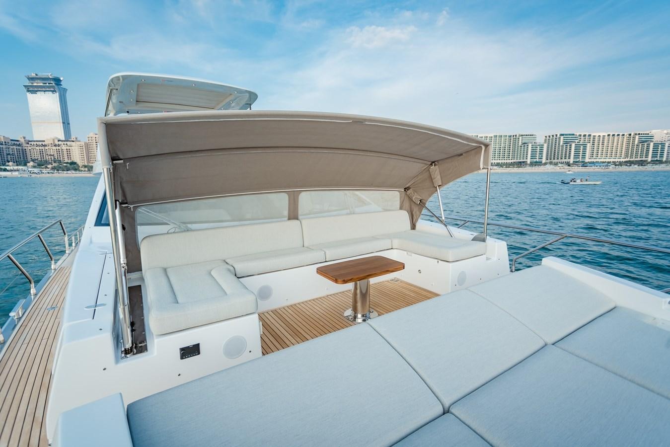 a boat on the water aboard ATLANTIS Yacht for Sale