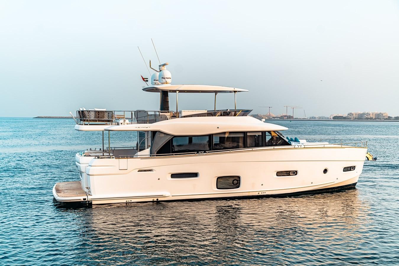 a boat on the water aboard FAT BOY Yacht for Sale