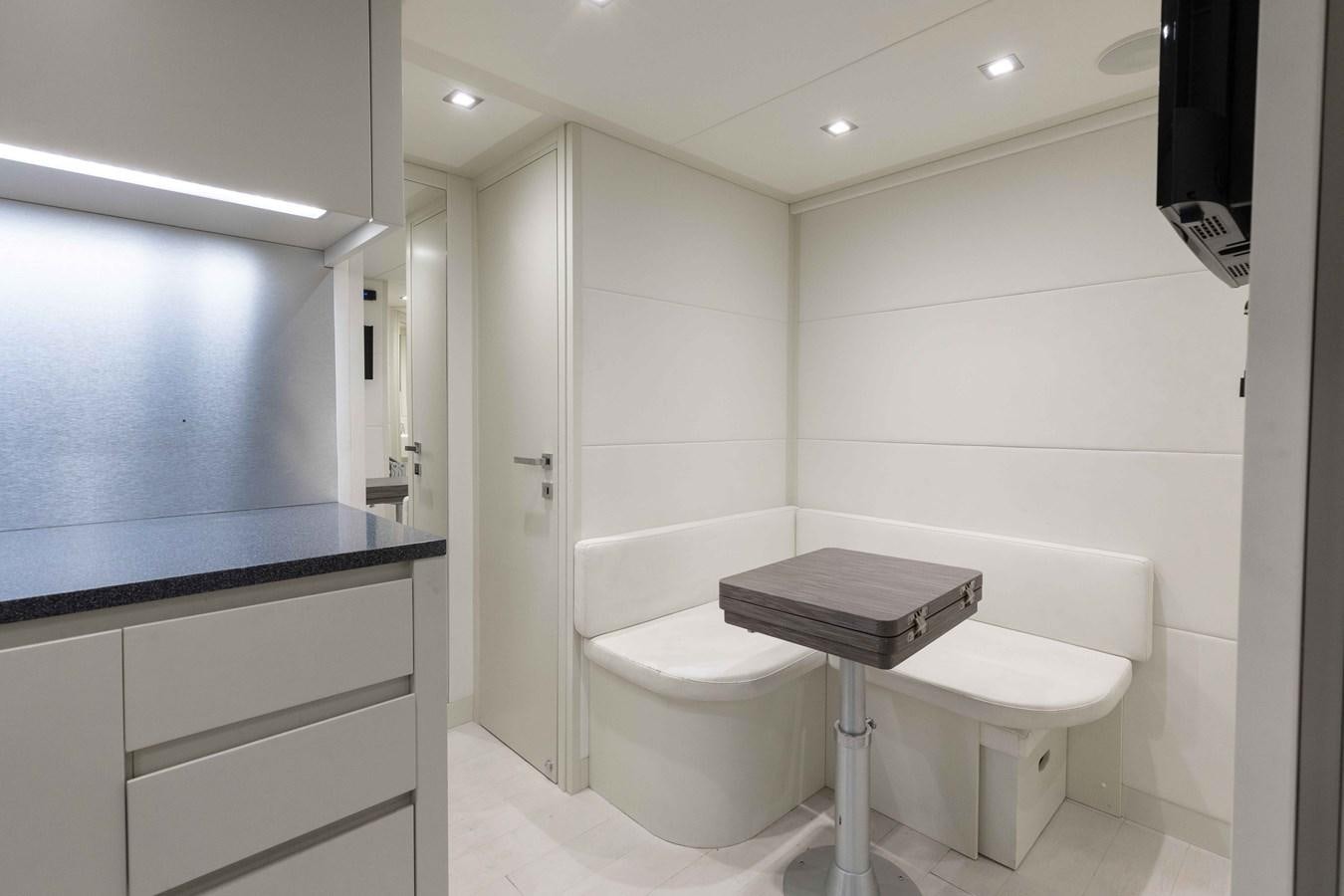 a bathroom with a toilet and a sink aboard AFRICAN WILD DOG Yacht for Sale