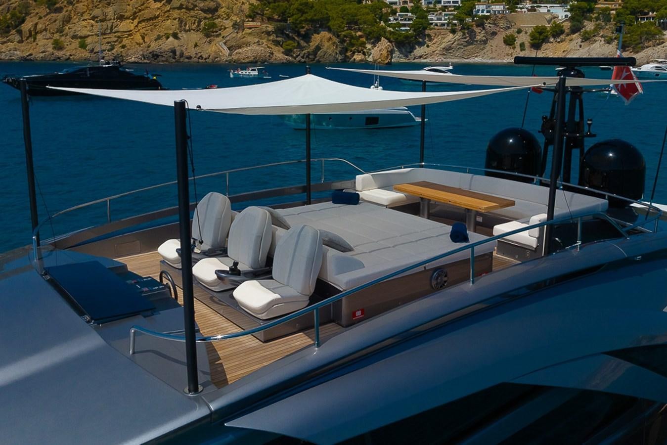 a boat on the water aboard BOMBADIL III Yacht for Sale