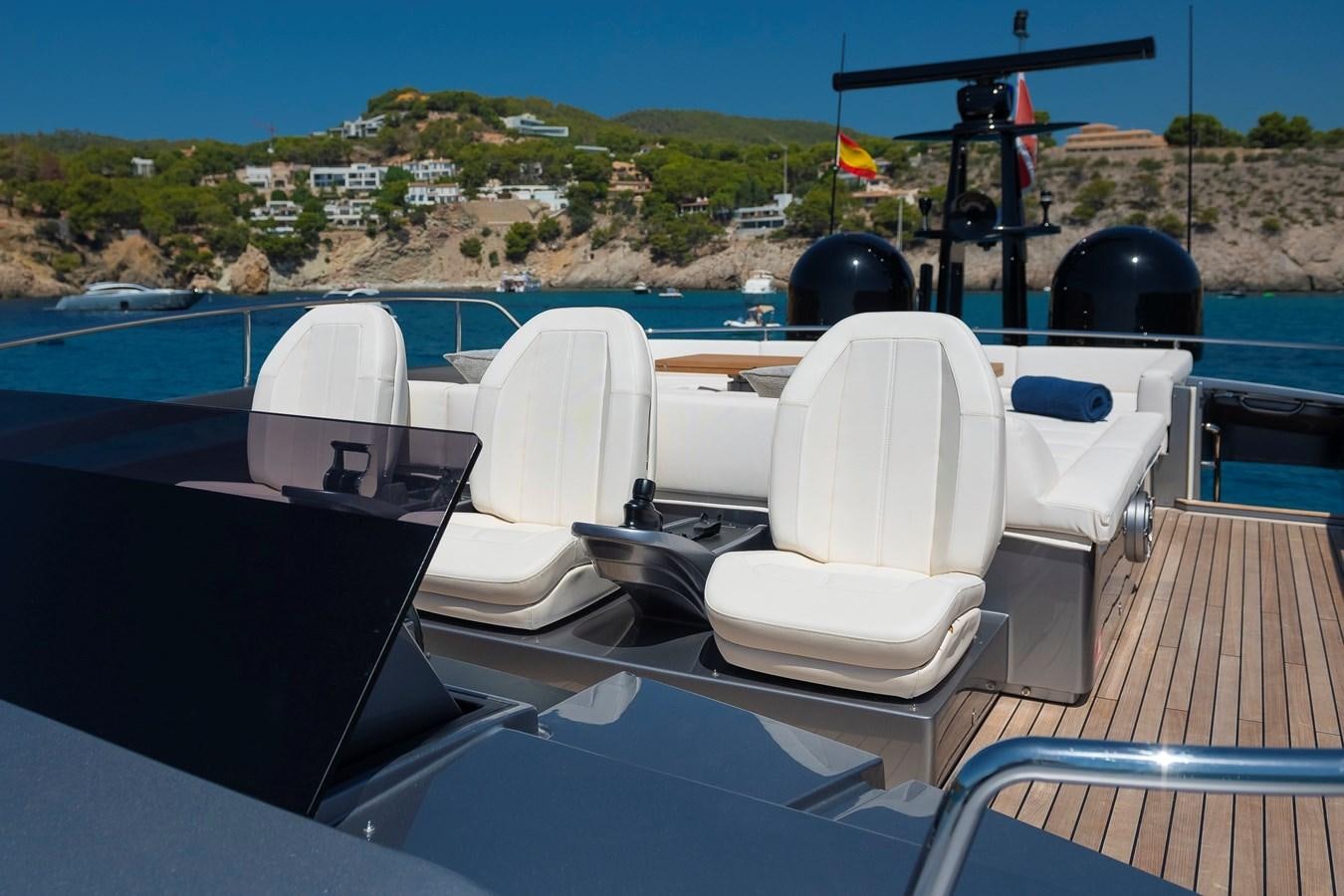 a boat on the water aboard BOMBADIL III Yacht for Sale