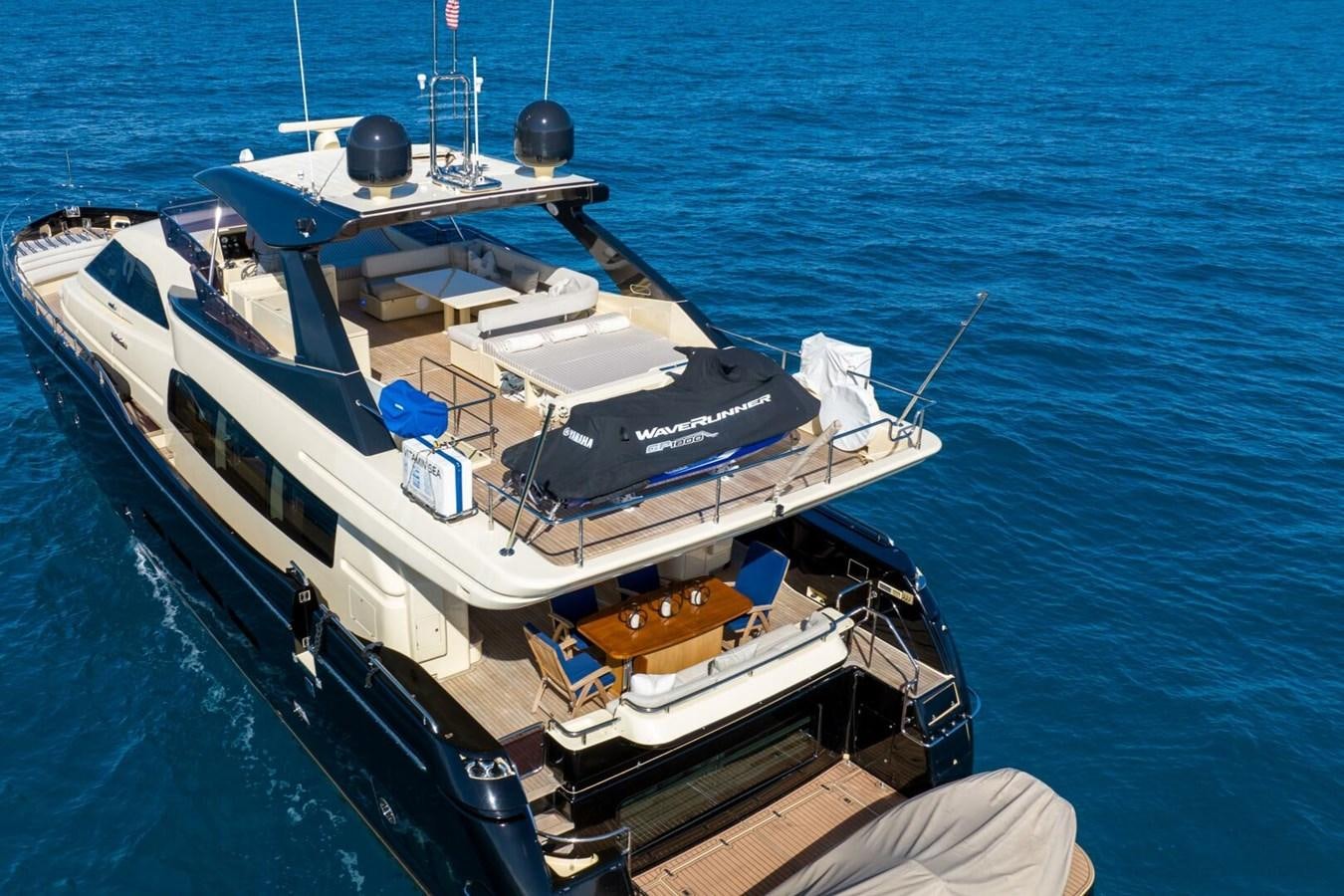 a large ship in the water aboard ALTURA 840 Yacht for Sale