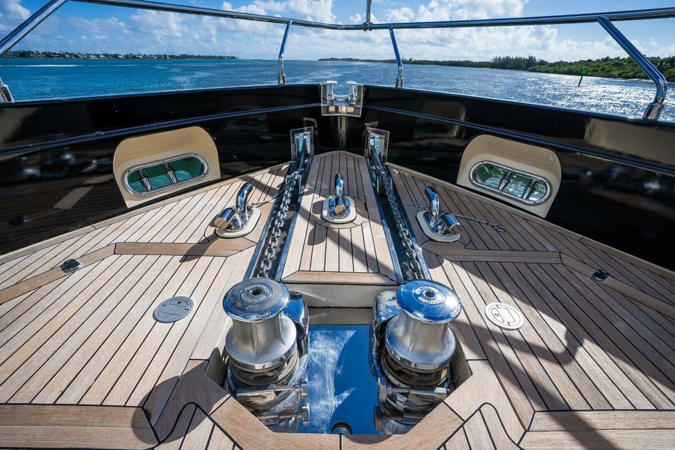 a wooden panel with a metal panel and a metal object on it aboard ALTURA 840 Yacht for Sale