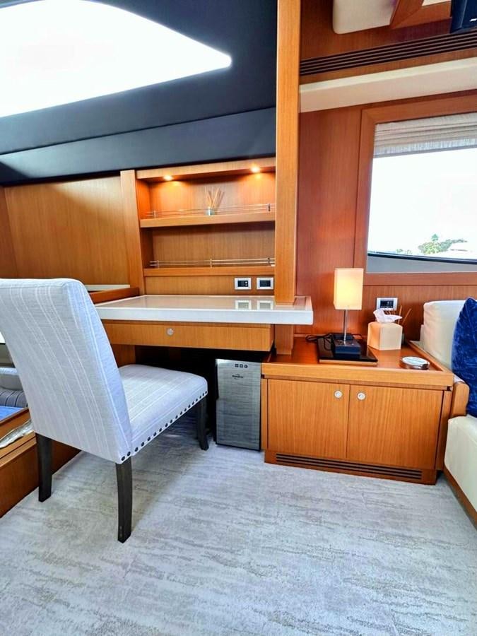 a room with a desk and a chair aboard ALTURA 840 Yacht for Sale