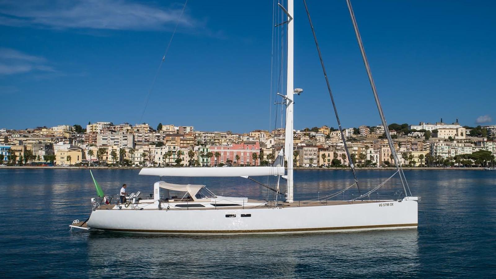 a boat on the water aboard TURCONERI Yacht for Sale