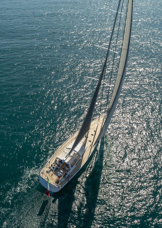a long straight road in the water aboard TURCONERI Yacht for Sale