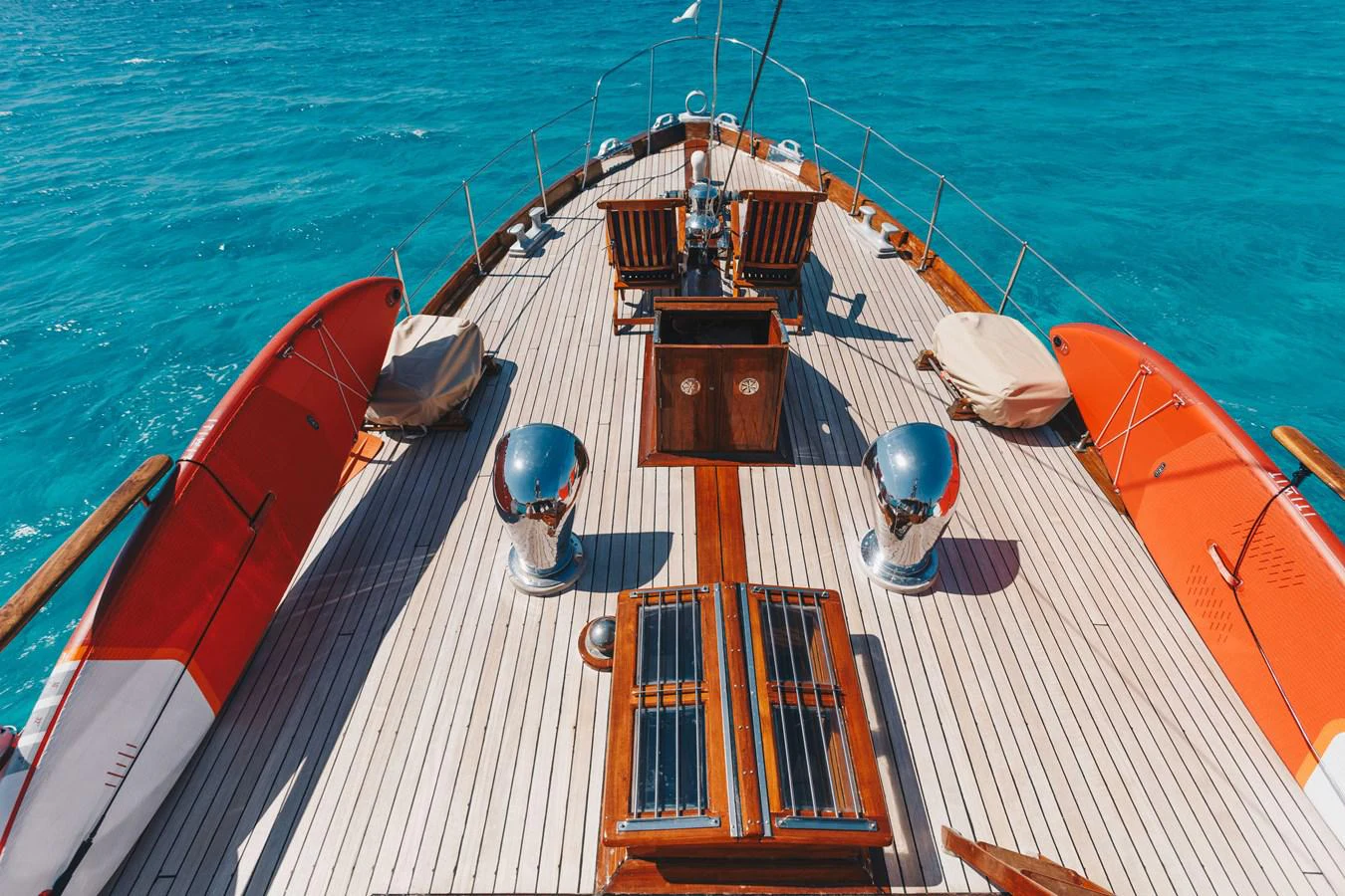 a boat on the water aboard SILVER CAVALIER Yacht for Sale