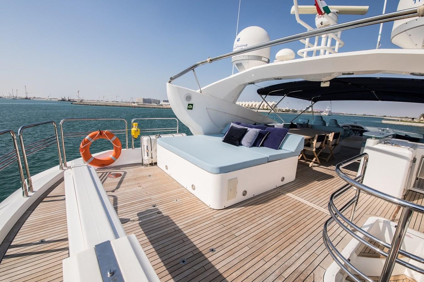 a boat on a dock aboard 2008 SUNSEEKER 90 Yacht for Sale