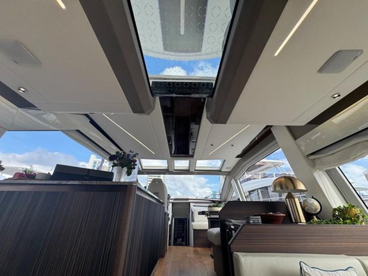 inside of a building aboard AICON 66 VIVERE Yacht for Sale