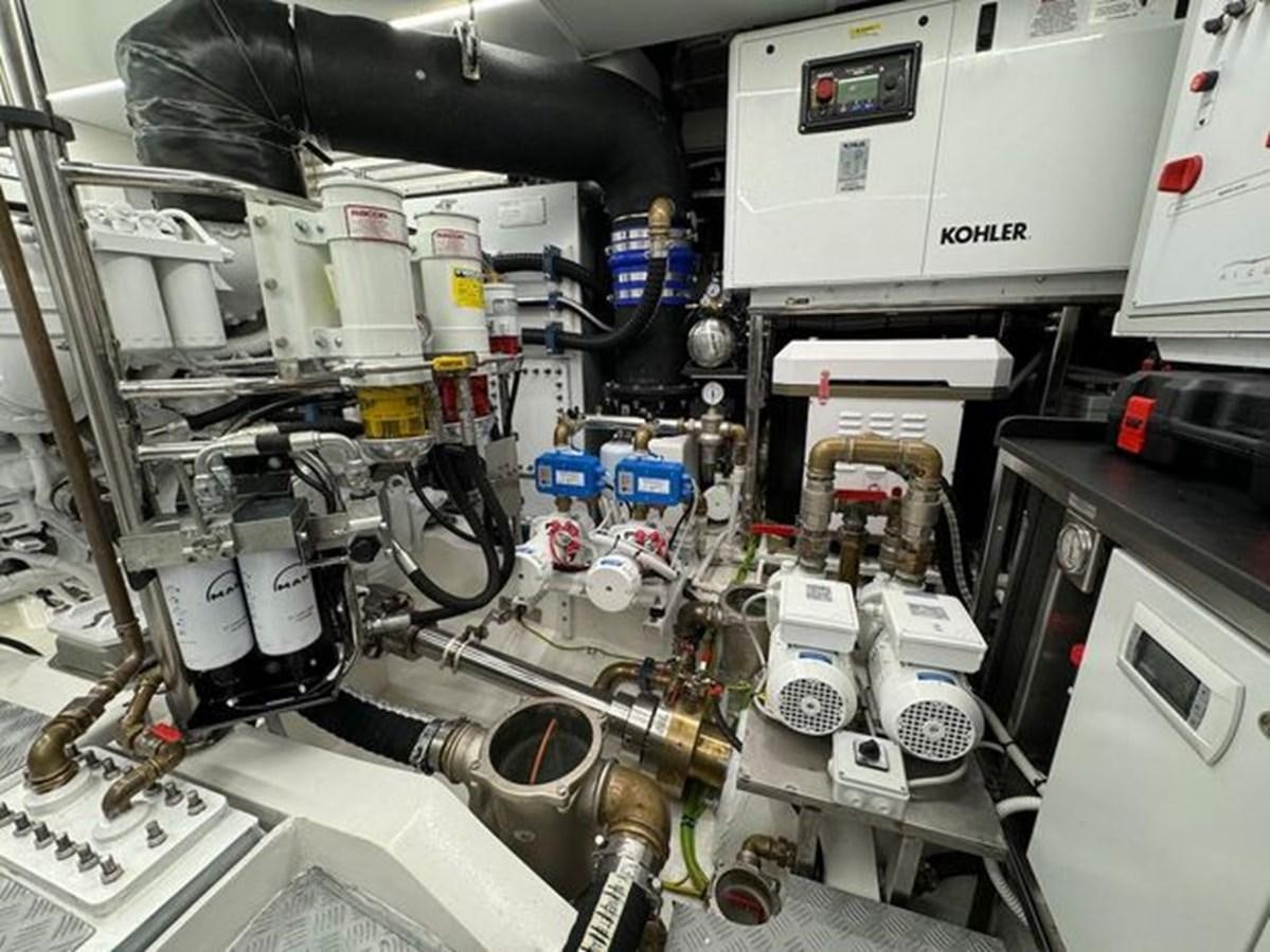 a close-up of a machine aboard AICON 66 VIVERE Yacht for Sale