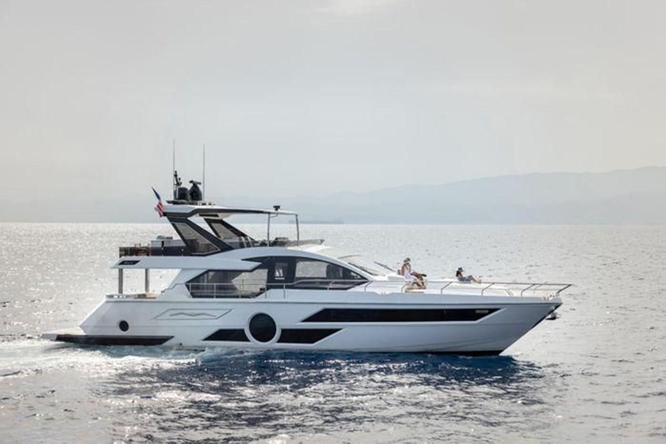 a boat on the water aboard AICON 66 VIVERE Yacht for Sale
