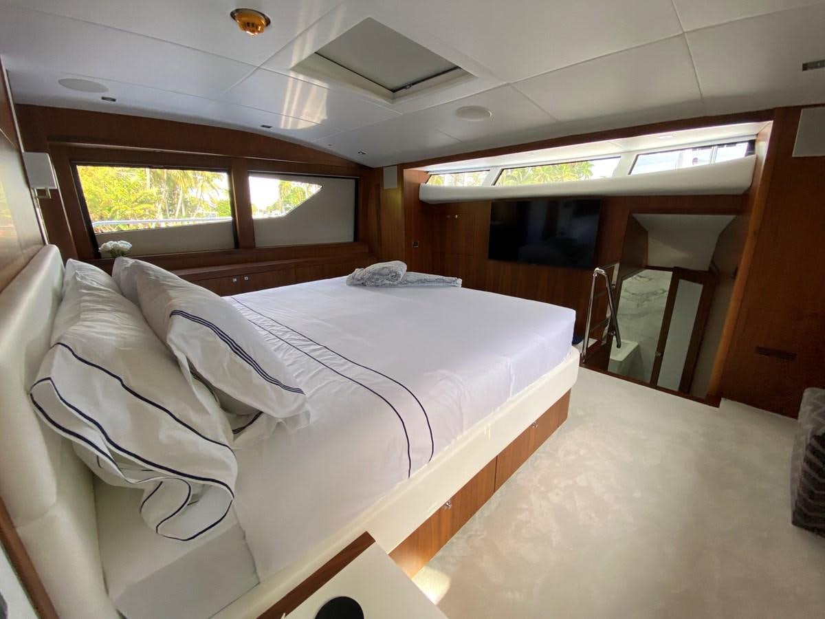 a room with two beds aboard SEAHORSE Yacht for Sale