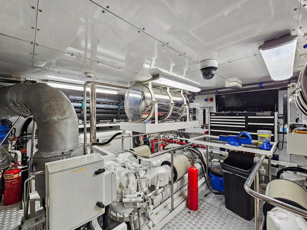 a large factory with machinery aboard SEAHORSE Yacht for Sale