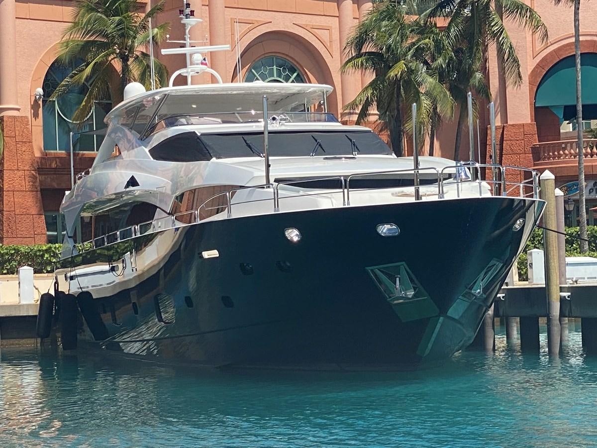 a boat docked at a pier aboard SEAHORSE Yacht for Sale
