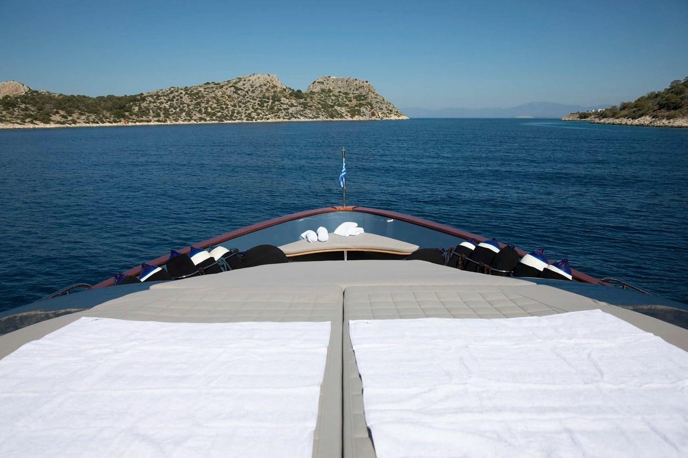 a boat on the water aboard PRINCESS L Yacht for Sale