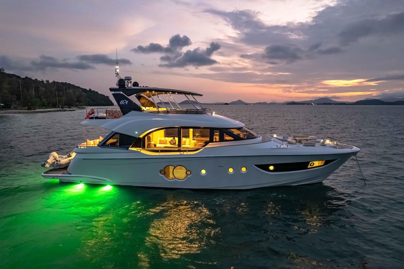 a boat on the water aboard ILLUZION Yacht for Sale